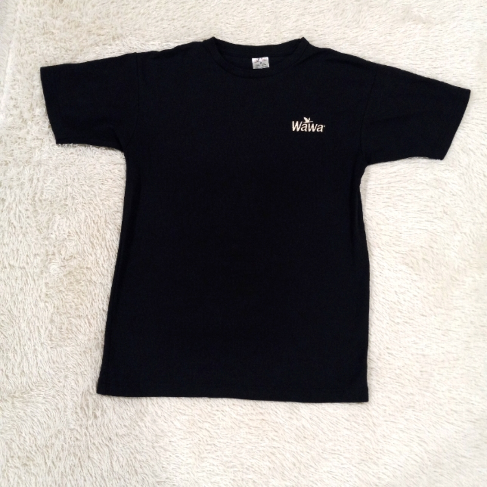 Women's Wawa knit uniform shirt.